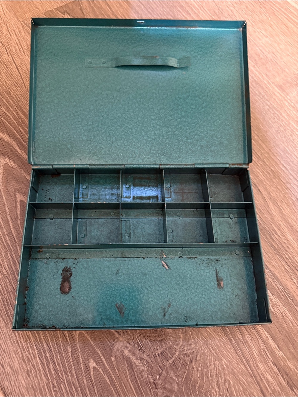 Vintage MR KIT Solderless Terminals Metal Box Industrial Storage Organizer